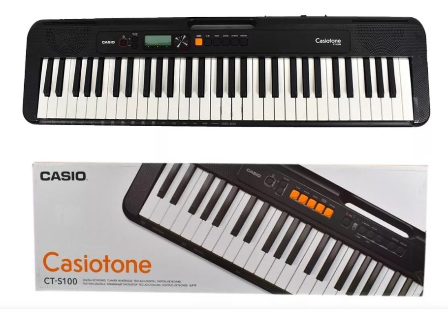 Teclado Casio CT-S100 (incluye adaptador)
